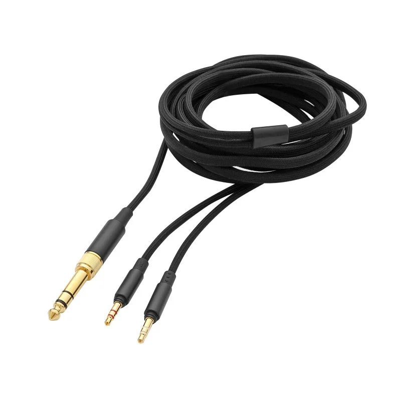 Audiophiles Anschlusskabel, 3,0 m, Textil